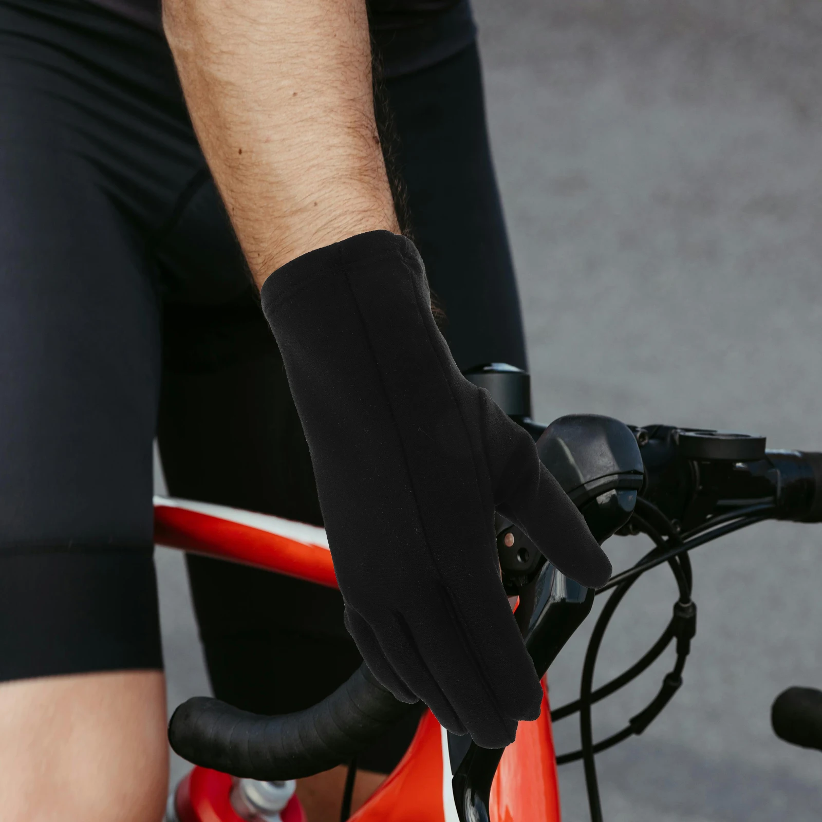 قفازات تزلج معزولة للنساء، قفازات رياضية شتوية مقاومة للماء، مقاومة للرياح، حماية حرارية مقاس L، أسود #5