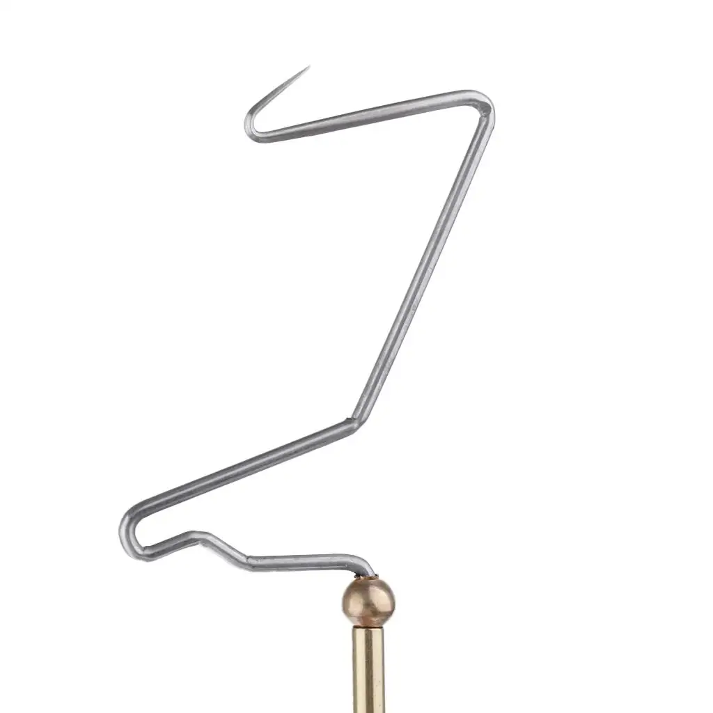 Stainless Steel Fly Tying Whip Finisher Rotating Tool for Creating Tying Knots in Fishing Flies