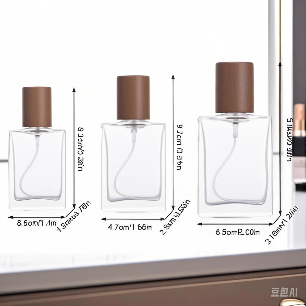 Travel Cosmetic Container 15/30/50ml Square Glass Perfume Bottle Clear Spray Bottles Packaging Bottle Refillable Atomizer