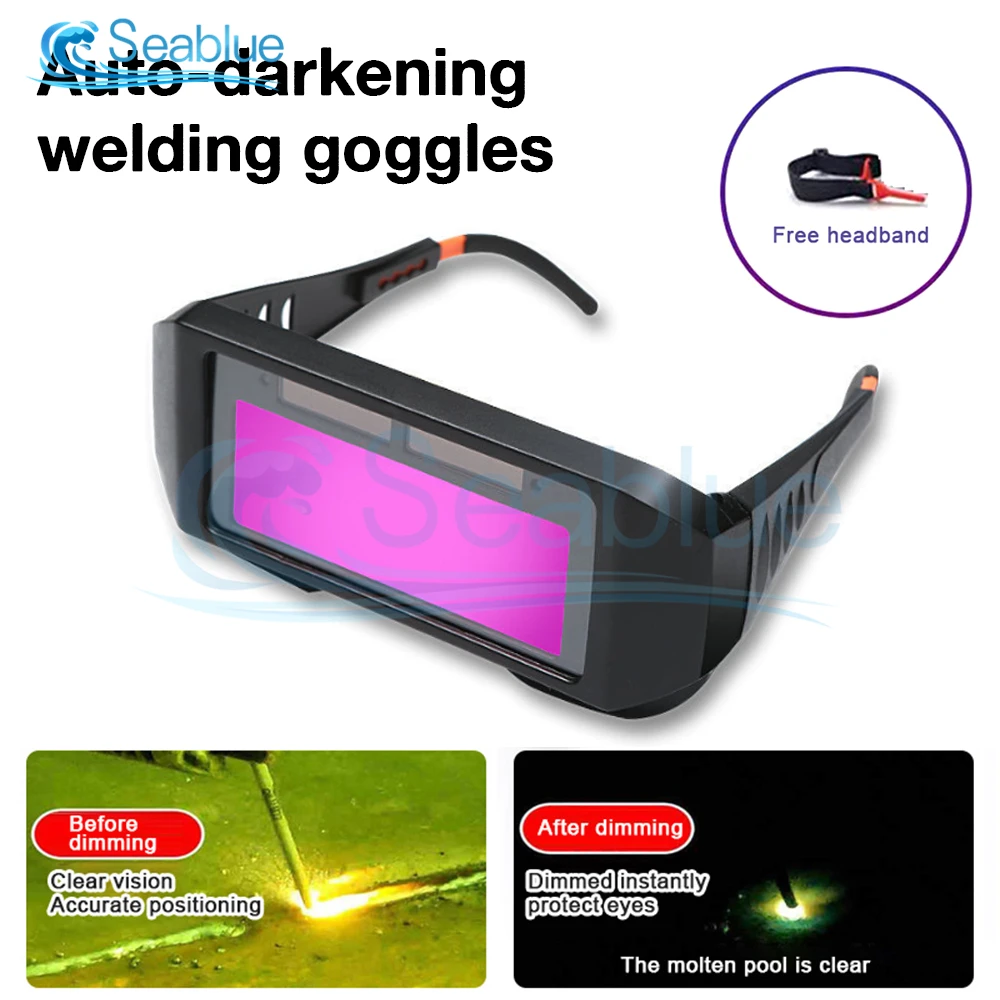 Automatic Dimming Welding Glasses Argon Arc Welding Solar Goggles Special Anti-glare Glasses tools For Welders Automatic Dimming