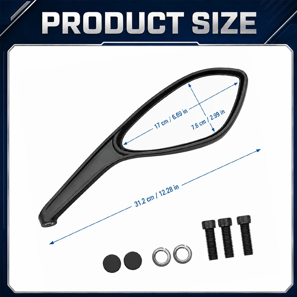Motorcycle Convex Rear View Mirrors Set Left and Right For Ducati Monster 696 795 796 1100 S EVO Durable accessories