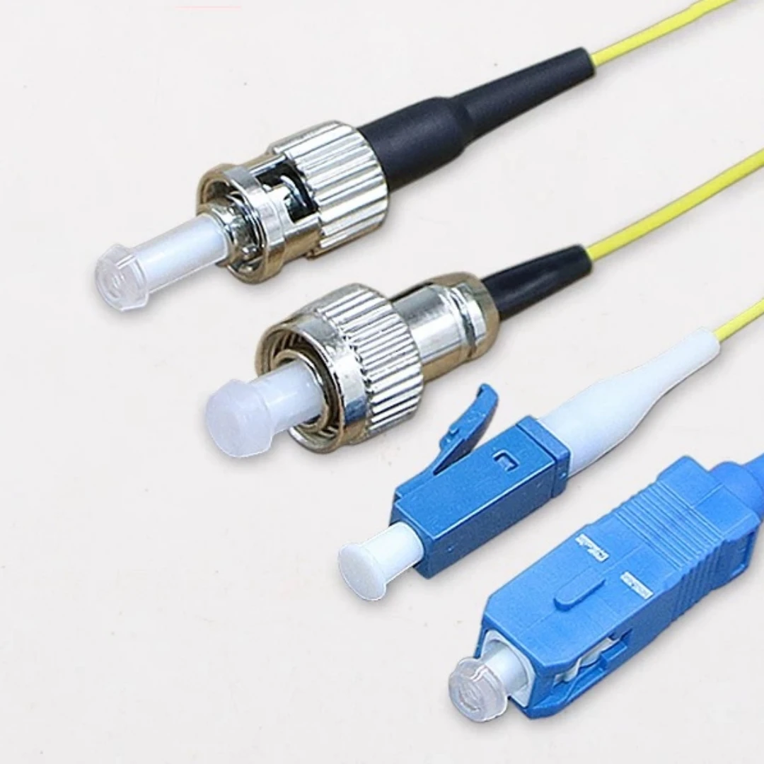 0.1m short fiber jumper 20/30/10cm 10pcs single-mode 0.9mm single core fiber optic cable SC to FC-SC-LC-ST tail fiber FTTH ELINK