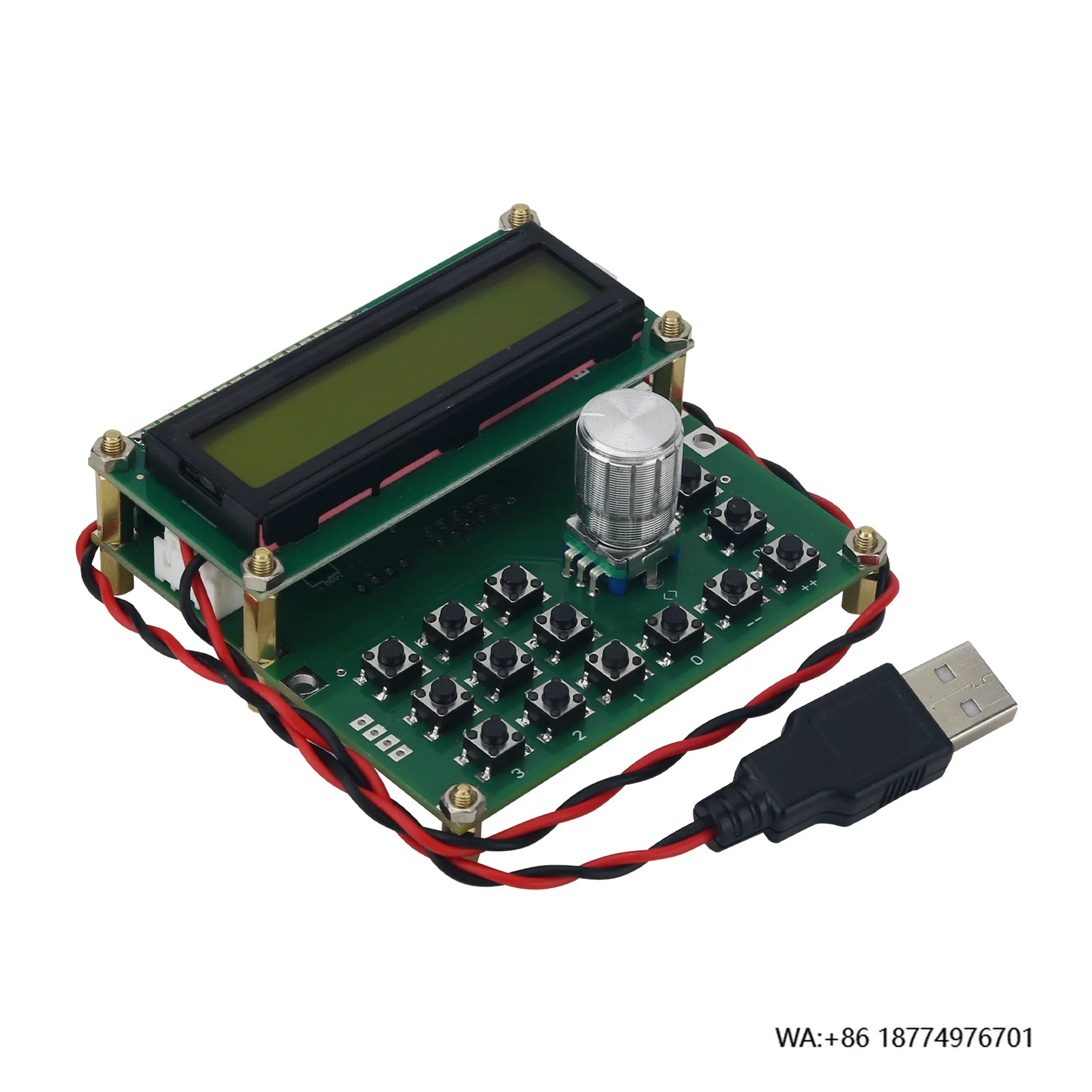 

ADF4351-VFO Source V1.03 Signal Generator 35MHz-4400MHz Simple Signal Source Module with Mechanical Rotary Encoder