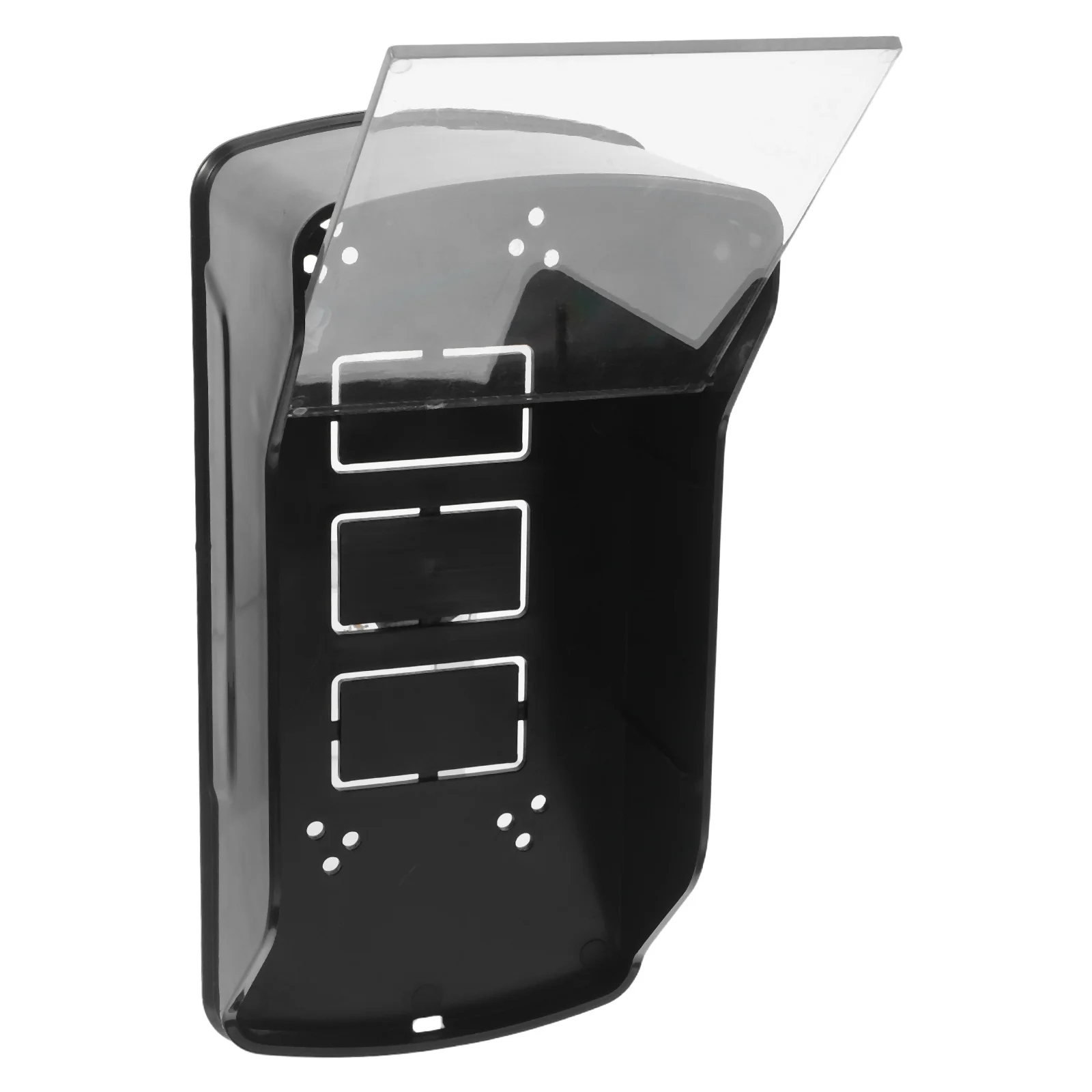 غطاء مطر بلاستيكي شفاف لجرس الباب وآلة الحضور - واقي عالي التحمل مقاوم للماء ضد المطر بالأشعة فوق البنفسجية في الهواء الطلق #1