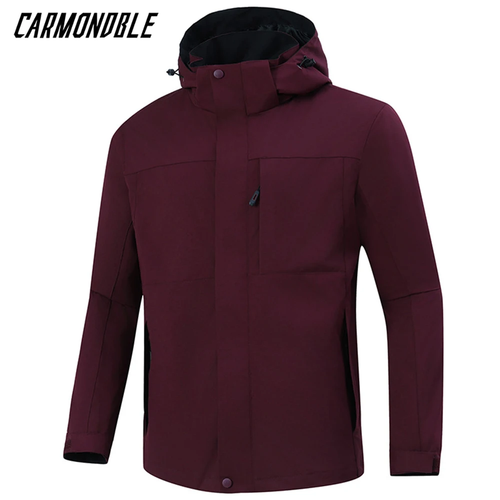 

CARMONDBLE Cycling MTB Jackets Windproof Man's Bicycle Coat Motorcycle Equipment Mountain Bike Windbreaker Fietskleding Heren