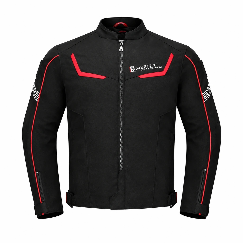 Motorcycle Jacket Men Winter Warm Windproof 600D Oxford Protective Jacket with Shoulder Elbow Back Armor Protection for Skiing
