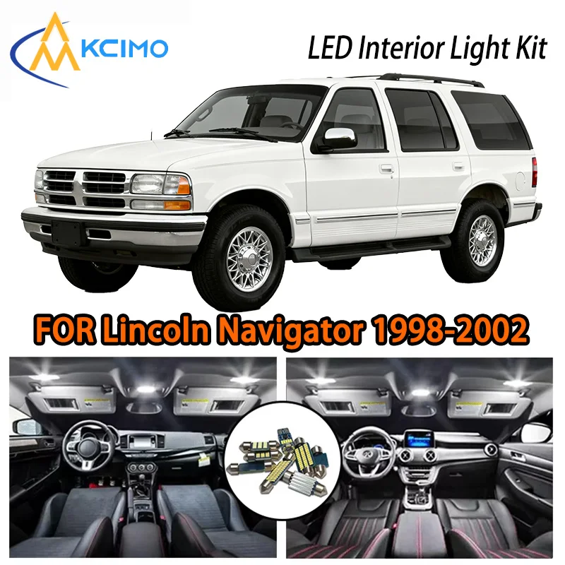 

KCIMO For Lincoln Navigator 1998-2002 Interior LED Lights, 2 Options, Luxury SUV Fit, High Quality, Bright Interior
