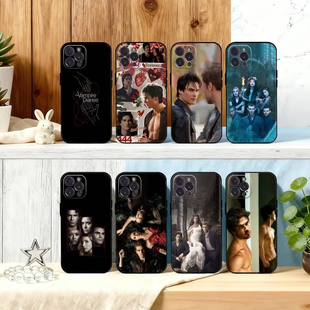 

Damon-The V-Vampires D-Diaries Phone Case For iPhone17,16,15,14,13,12,Plus,Pro Max, 5G Others Soft Black Cover