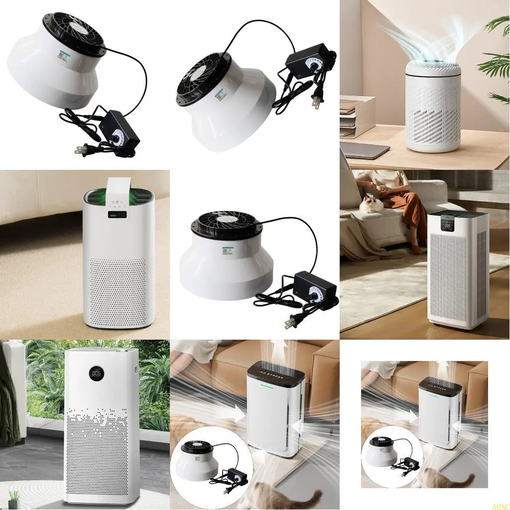 A0NC Tall Efficiency White Ventilation Fan 110V Consistent 20cm Filters Shock Resistant Plan Simplistic Installation Telecommute