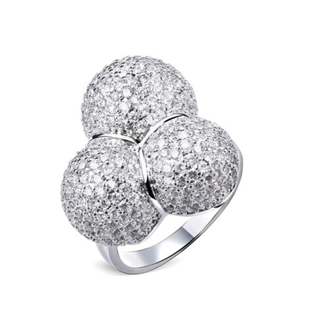 

Broken code clearance! Big Discount Fashion Jewelry Pave Bling Cubic zircon Lovely Ring For Women