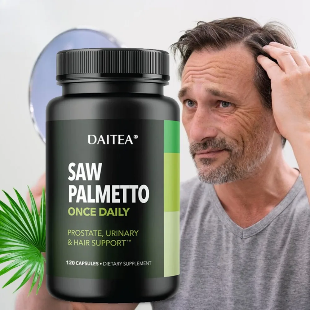 Prostate Supplement - with Saw Palmetto, Urinary Tract Health, Promotes Hair Growth, Maintains Health and Vitality