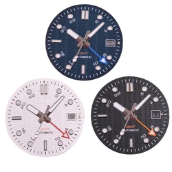 31mm Sterile Dial GMT Dorsal Watch Hands Fit NH34 NH34A Movement Watch parts Luminous Watch Dial