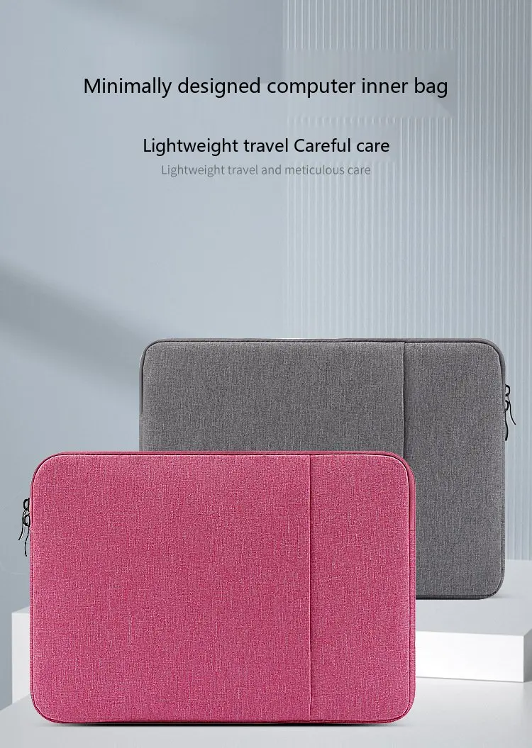 Oxford Laptop-Hülle 8-17 Zoll Schutztasche für Notebooks mit Baumwollfutter – Detail 1