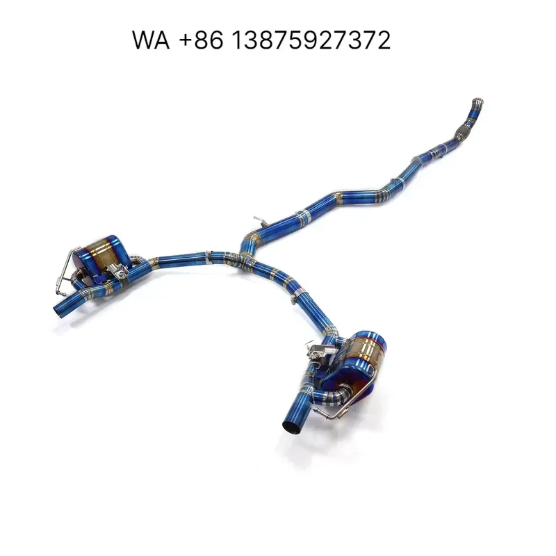Wmwmnu for E53 W213 3.0T Catback Exhaust Titanium Pipe With Valved Muffler Auto Performance Parts Valvetronic