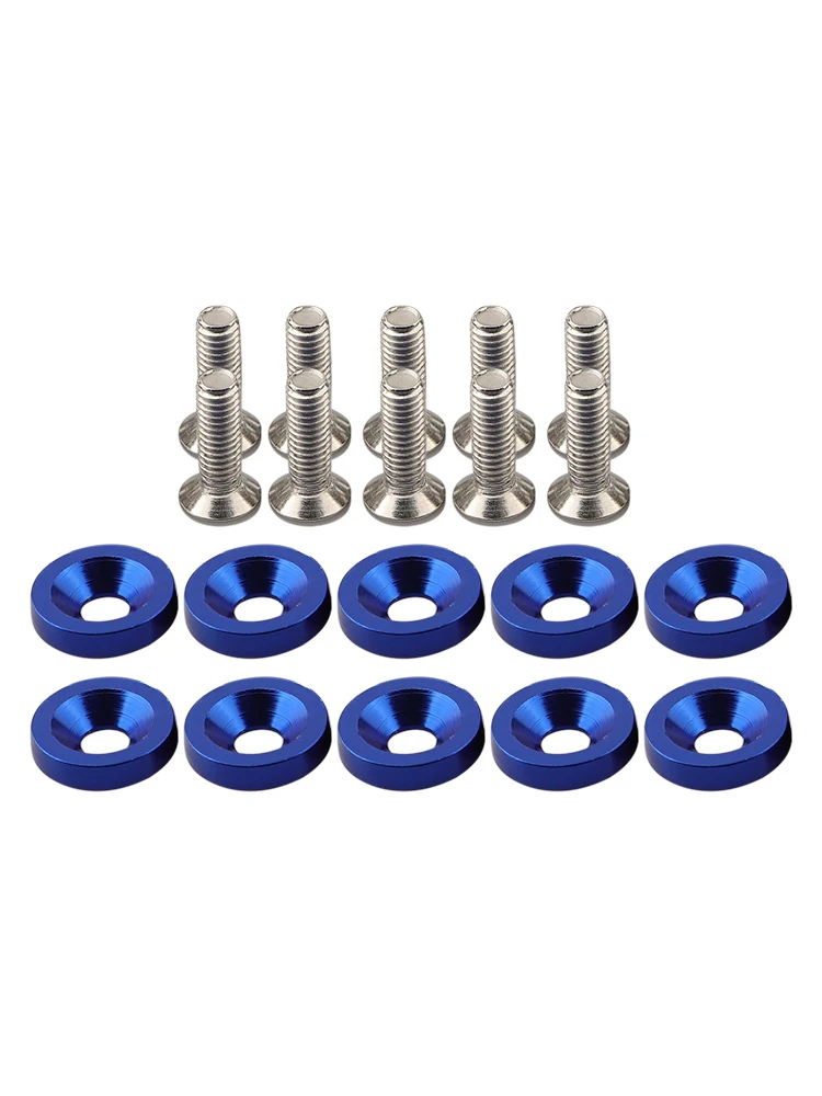 Aluminum Screws Bumper Nut Car Repair Car Upgrade Personalized Car Parts Car Modification Direct Replacement For Car Engine