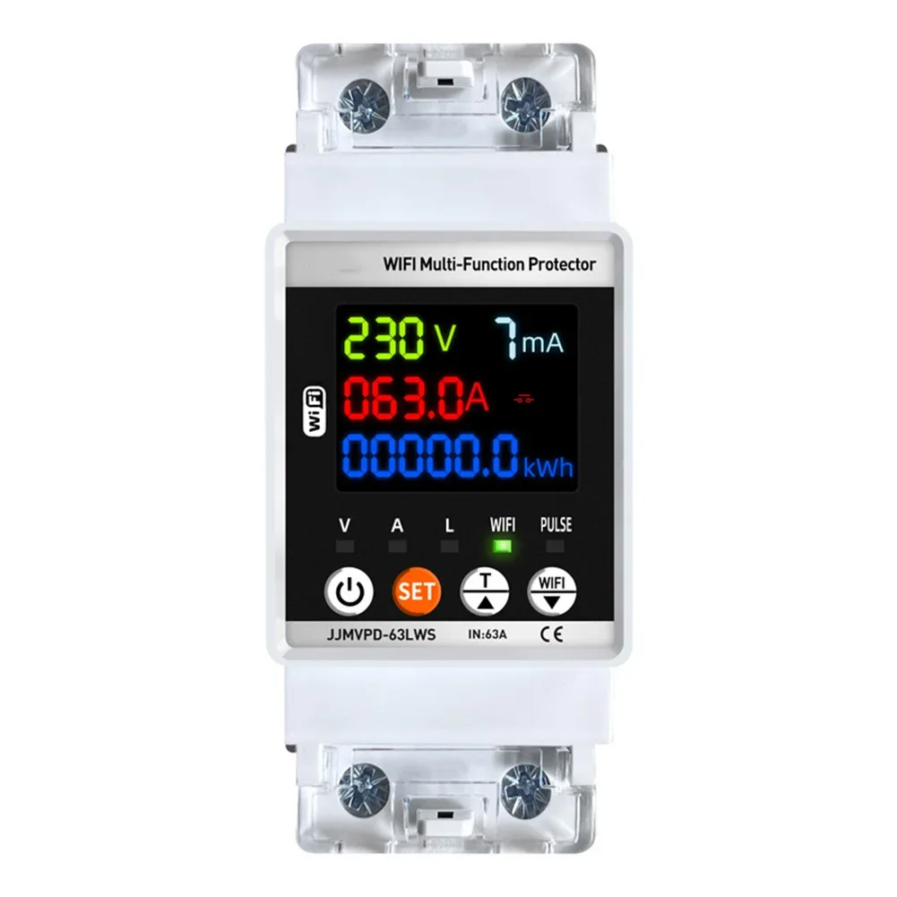 

WiFi Multi Function Device for Overcurrent Overvoltage & Leakage Protection Easy to Monitor via Smartphone App