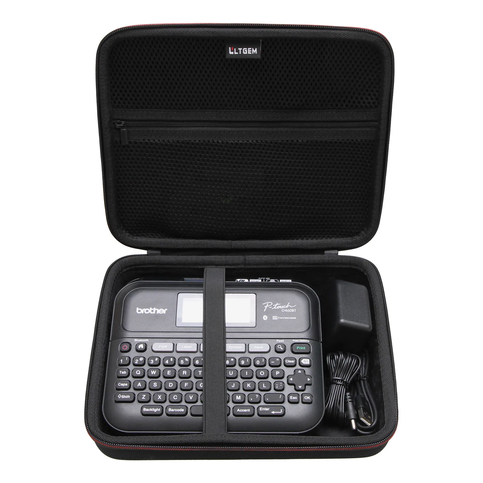 EVA Hard Case for Brother P-Touch PT-D460BT PT-D410 PT-D400AD PT-D400 Label Maker Protective Carrying Storage Bag