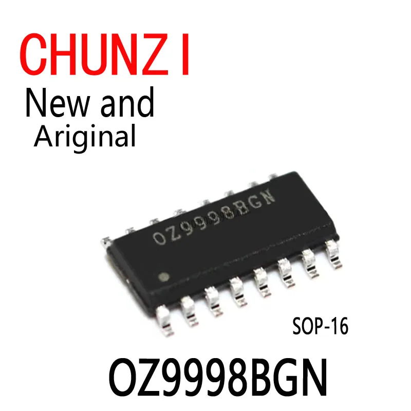 5Pcs New and Original OZ9998N OZ9998 SOP-16 OZ9998BGN