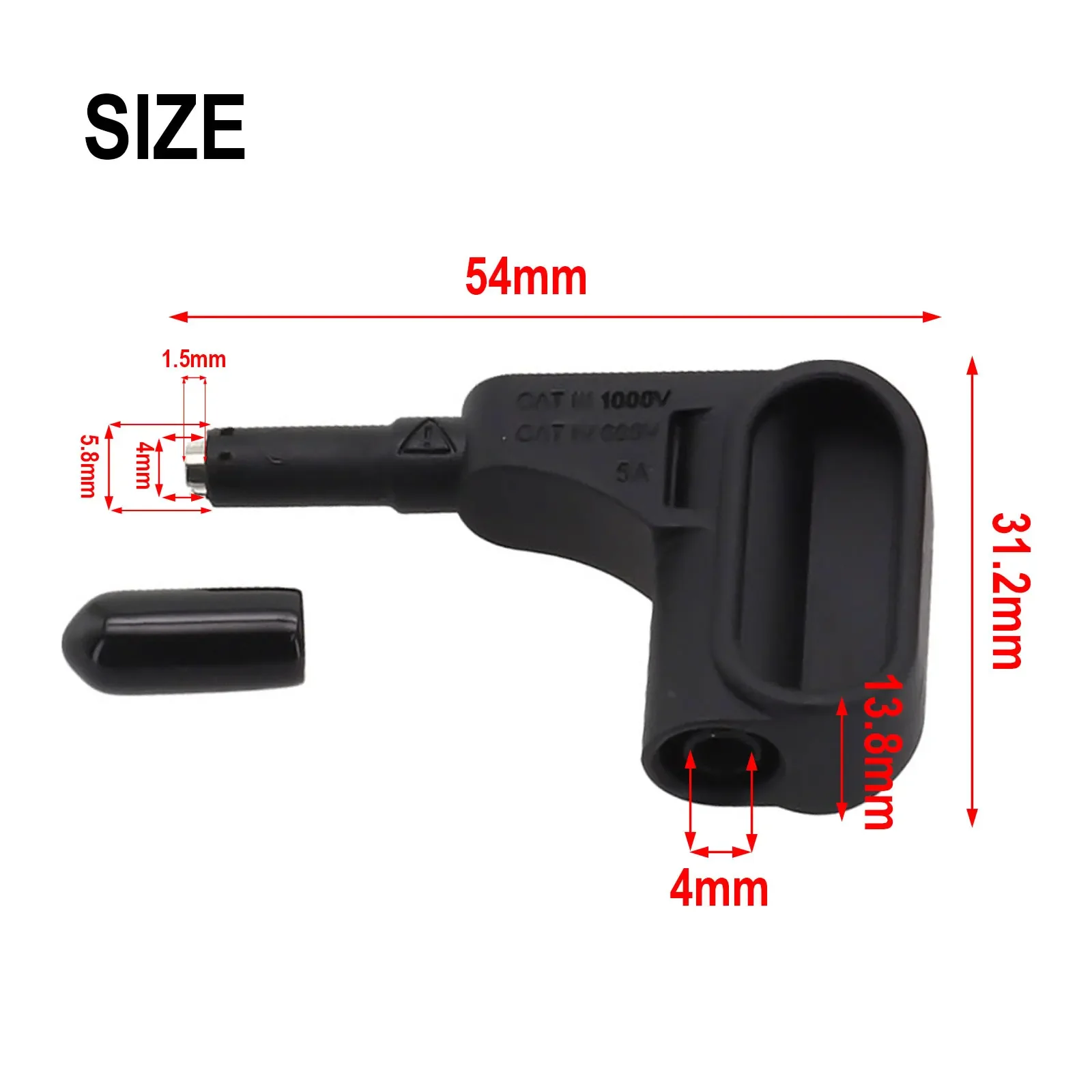 3 pz Sonda di Prova Magnete 4mm Banana Multimetro Digitale Megohmmetro Sonda Magnete Senza Saldatura Sonda Magnete Veloce Terminale Multimetro