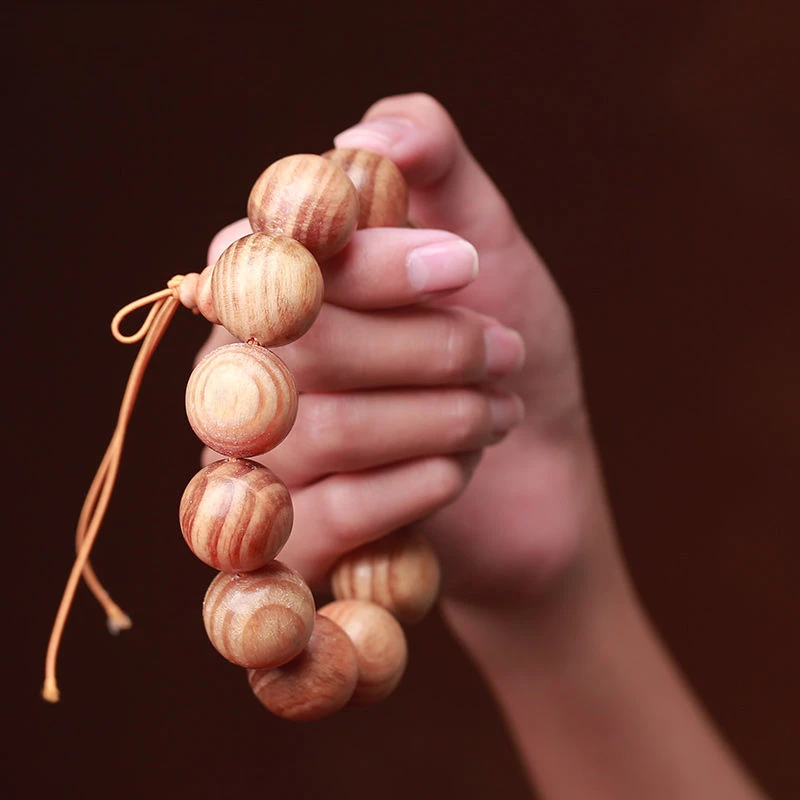 

Tree Wood King Blood Dragon Wooden Bracelet Women's Men's Hand Toy Handheld Prayer Beads Cold Door Wooden Pure Beaded Bracelet