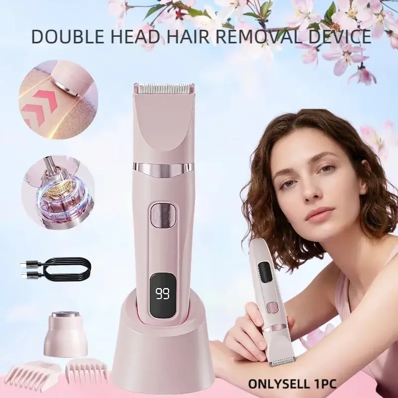 Women's Electric Epilator Bikini Trimmer Removal Sideburns Lip Hair Clipper Private Hair Trimmer Shaver