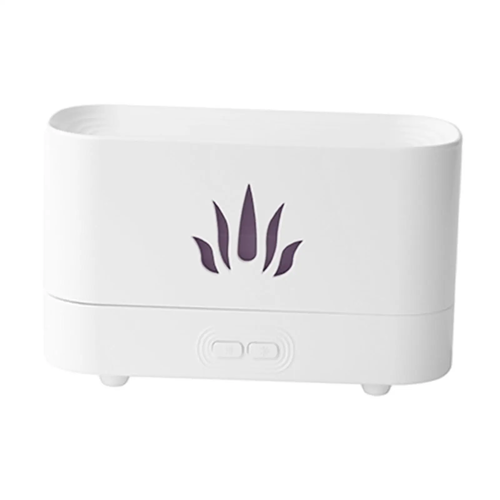 เครื่องกระจายกลิ่นหอมจากเปลวไฟขนาดกะทัดรัดพร้อมไฟป้องกันการปิดไฟเครื่องเพิ่มความชื้นขนาดเล็กสำหรับเป็นของขวัญตกแต่งบ้านในห้องนอนบนโต๊ะ