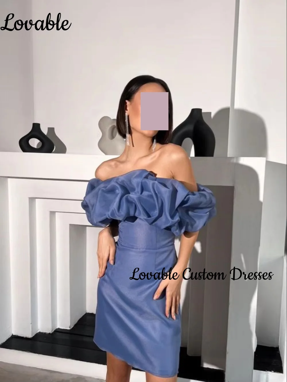 Personnaliser les robes de bal hors de l'épaule a-ligne robes de bal Occasion formelle remise des diplômes robes d'occasion formelles