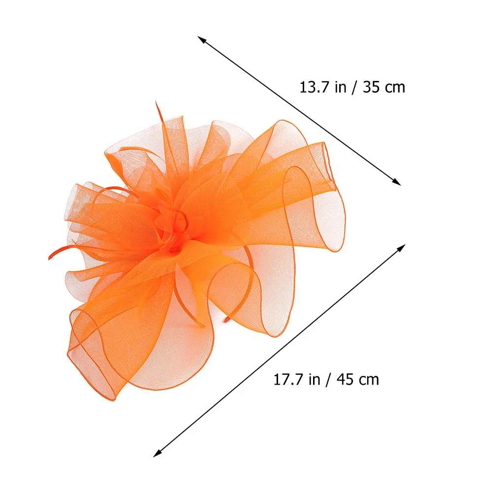 

Vintage Mesh Cover Headdress Miss Headbands Wedding Hat Woman Women's Fascinators