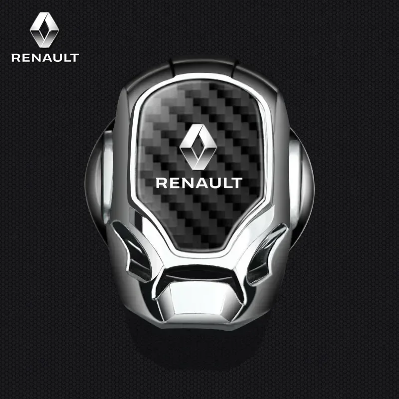 1pcs Car One-Click Start Buttons Protective Cover Decoration For Renault Kadjar Megane Clio Koleos Espace ZOE QM6 Captur Scenic