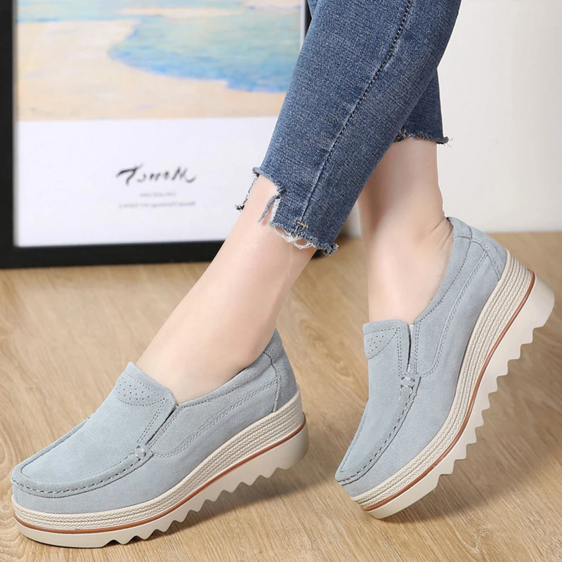 

Sneakers Women Fashion Slip On Shoes Woman Sneakers Trainers Platform Shoes Plus Size Tenis Feminino Plus Size Ladies Shoes