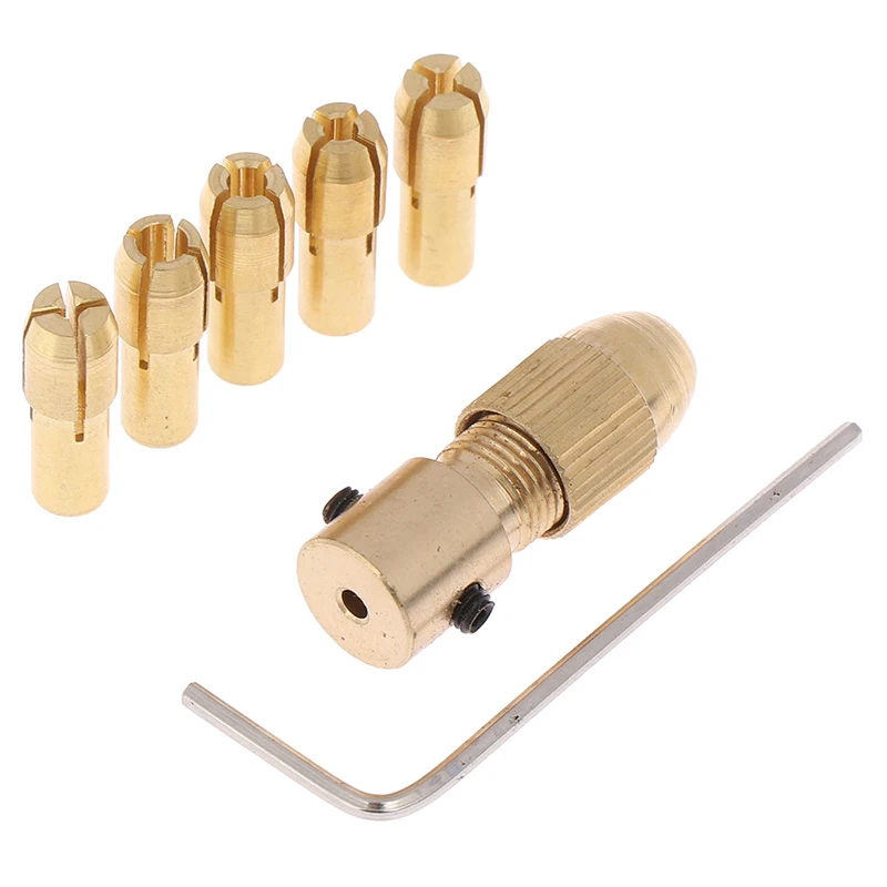 【LM】Mini Drill Chuck Mandril Cartridge Engraver Collet Chuck Electric Motor Shaft Fixture Clamp 0.5-3.0mm Quick Change Chuck