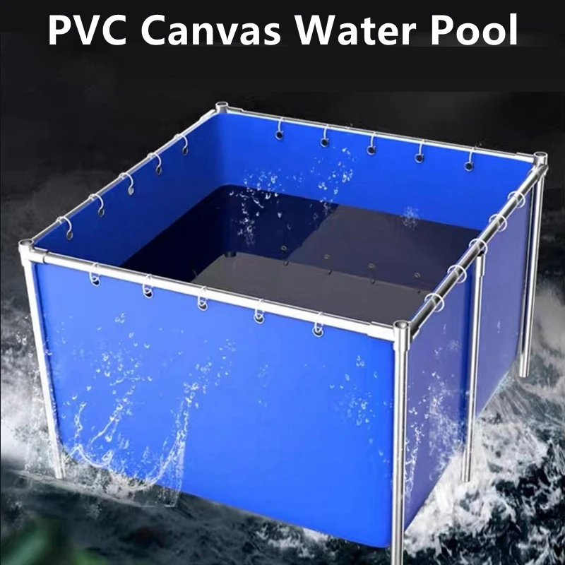 PVC Canvas Water Tank for Children, Fish Turtle Breeding Tank, aquário familiar, piscina, à prova d'água