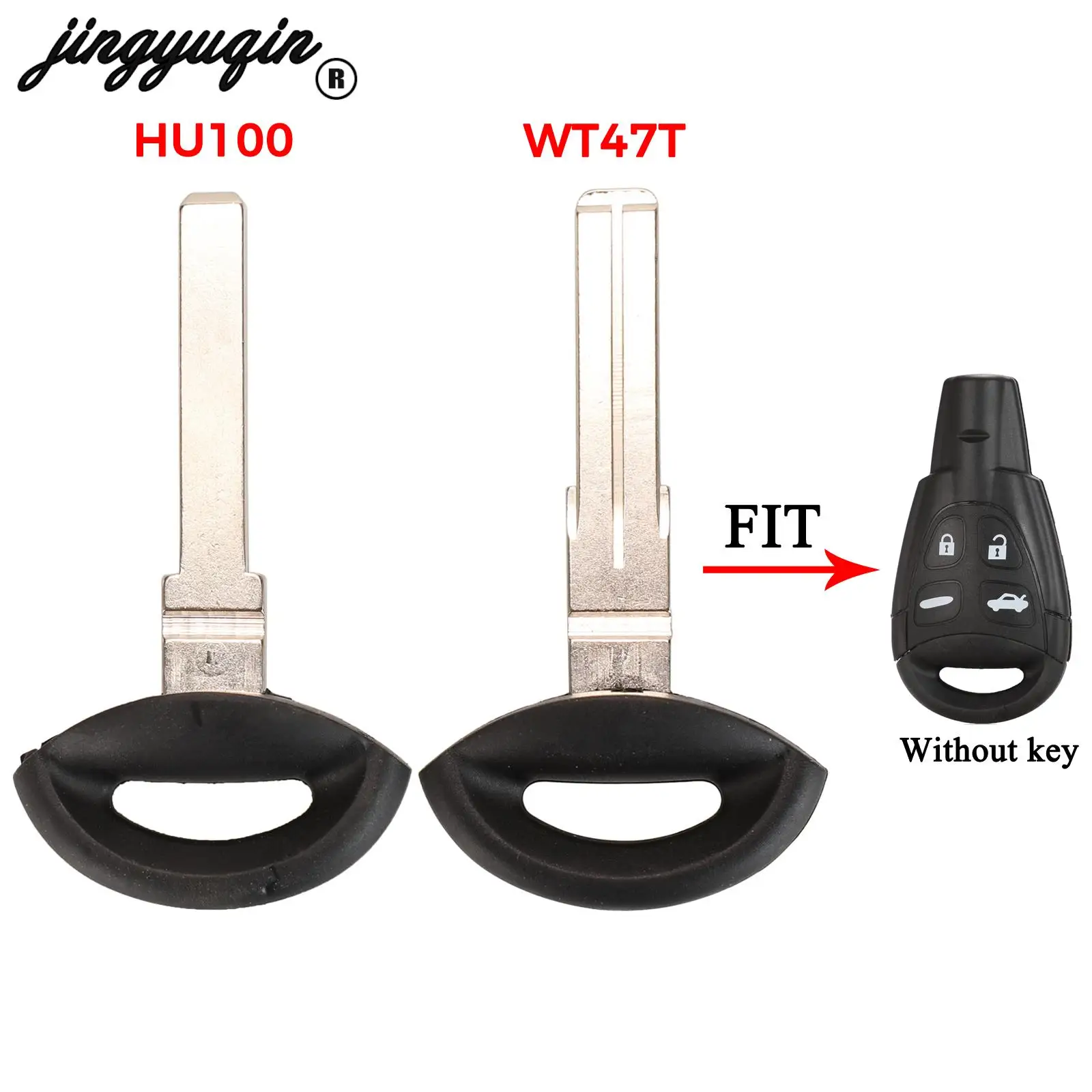 

Сменный ключ jingyuqin Uncut WT47T /HU100 с дистанционным управлением для Saab 9-3 93 2003-2007 Fob