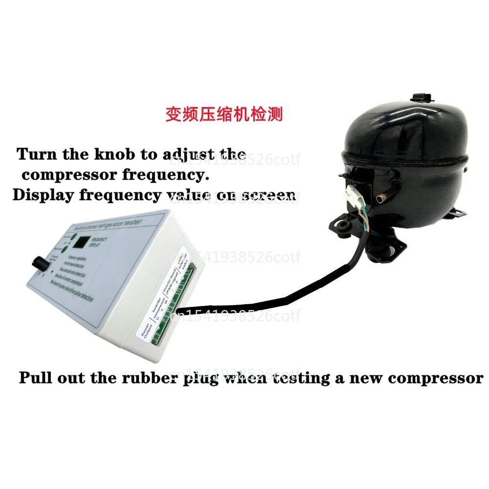 Inverter Refrigerator Compressor Tester Tester Refrigerator Repair Tool Pulse Solenoid Detection