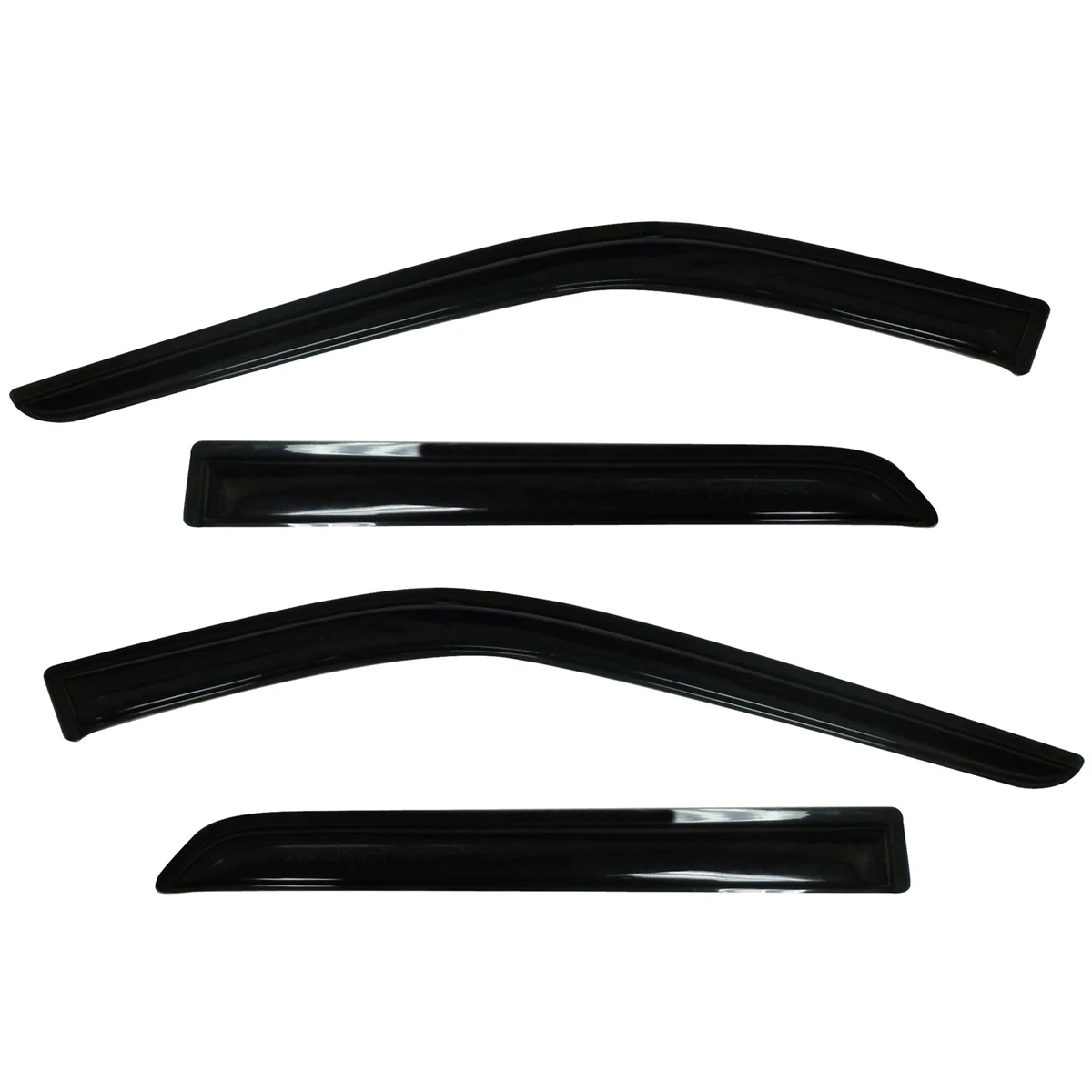 

For Ford For Explorer 4pcs Window Deflector Out-Channel Tape-On Window Visor