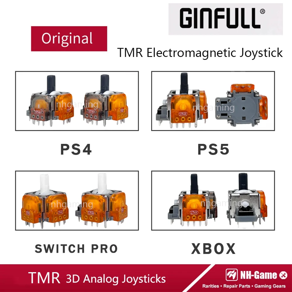 10 шт./20 шт. TMR электромагнитный джойстик для PS5 геймпад 3D аналоговый модуль датчика для PS4 для контроллера Xbox One