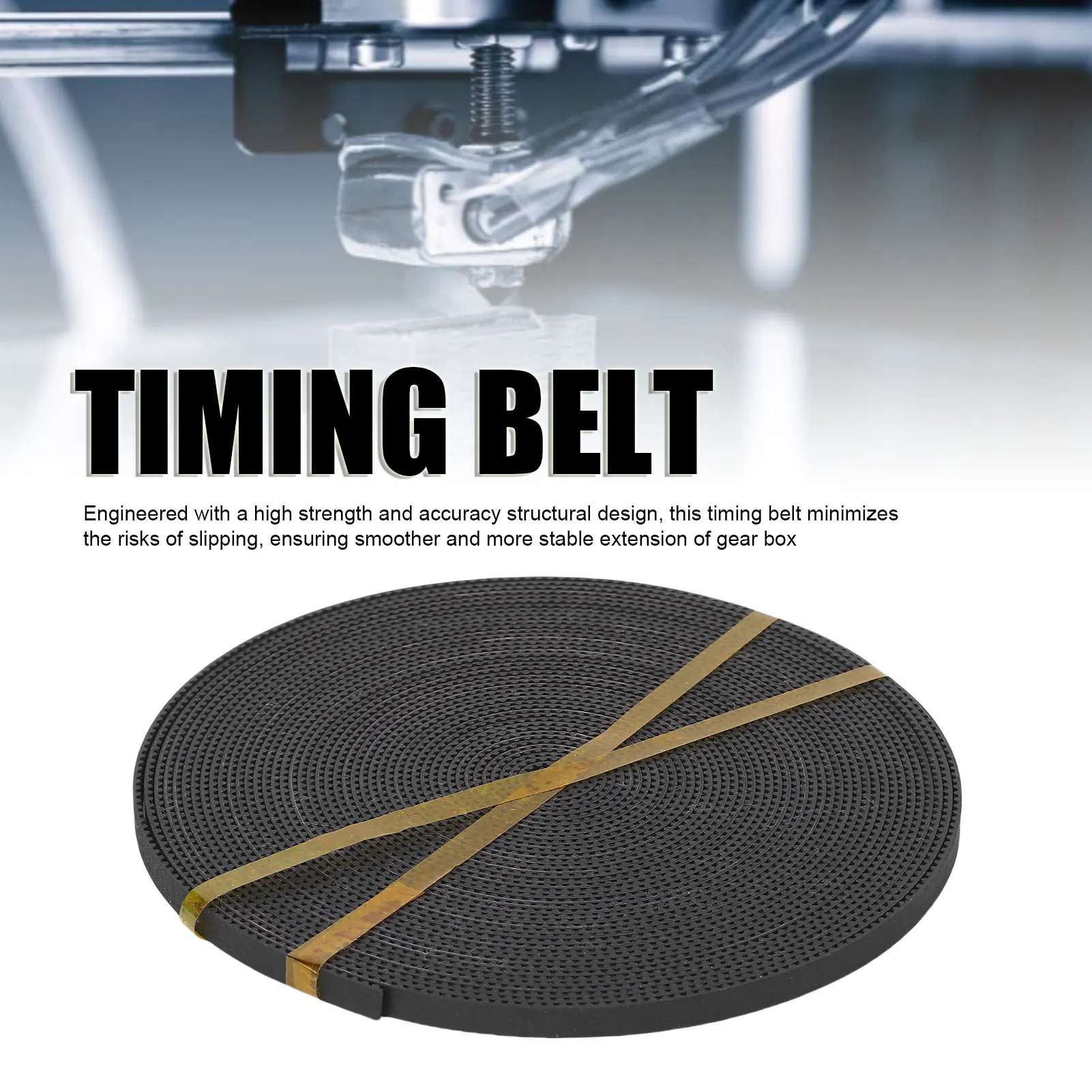 10M Timing Belt 6mm Width Neoprene Rubber Drive Belt for 3D Printer Centrifuge CNC Machine 3D Printer Timing Belt