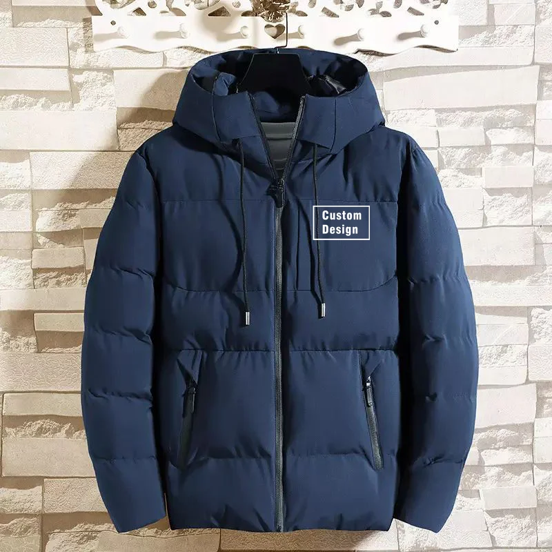 Custom Design Man Hooded Jackets Coat