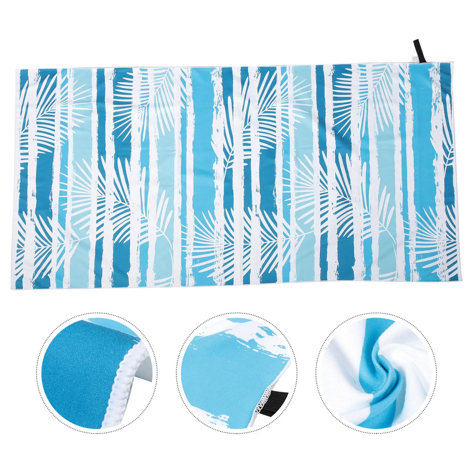 

Пляжное полотенце с принтом, быстросохнущее, из мягкого полиэстера, многофункциональное, для бассейна и путешествий, большое, комфортное пляжное одеяло для взрослых