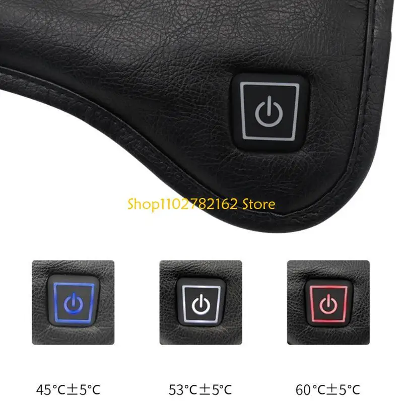 

547B 12V Universal Motorcycle Cushion 3 Gear Temperature Control Electric Heating Pad Mat for Cold Weather Winter Riding