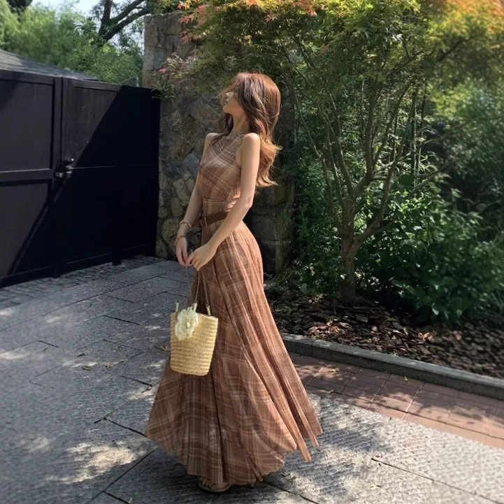 Brown Korean Style Dress -AliExpress