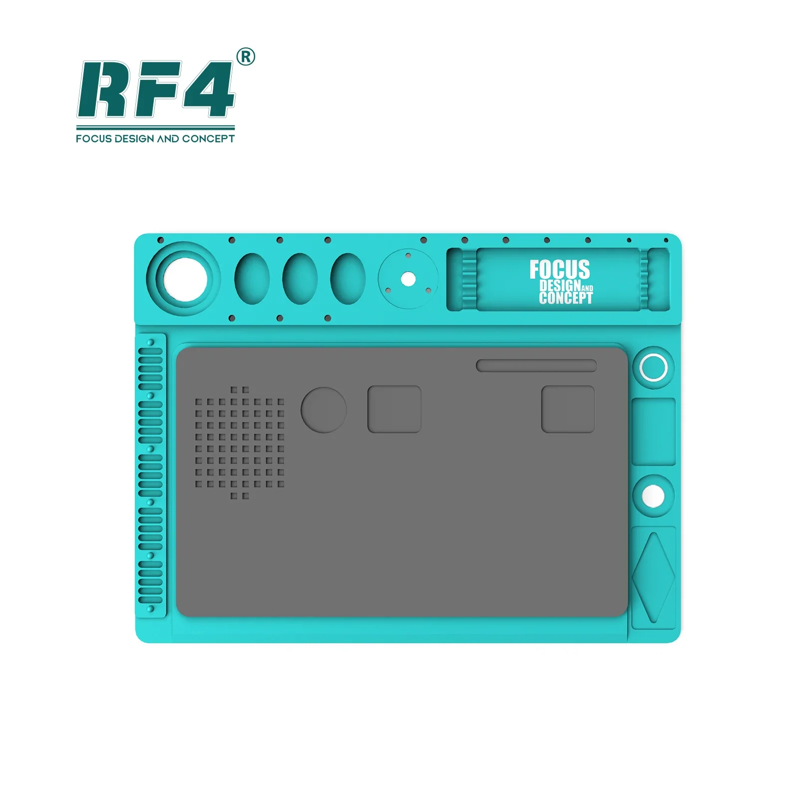 

RF4-D2 410 x300mm Base in lega di alluminio telefono cellulare PCB saldatura riparazione Pad applicazione microscopio Zoom