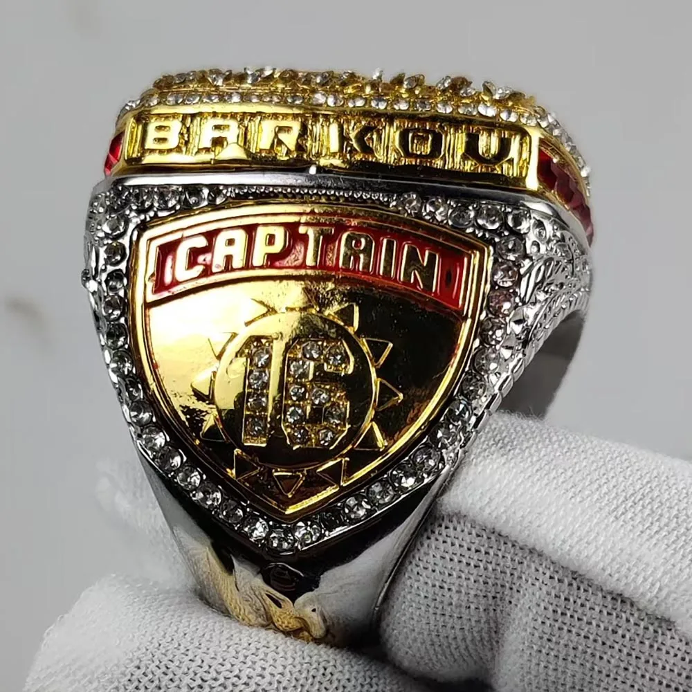 

Индивидуальное кольцо чемпионата хоккейного чемпионата 2025 года, памятное кольцо фаната в подарок с персонализированным именем и номером