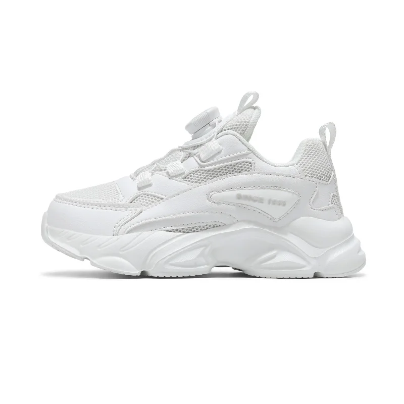 Weiße Kinder-Turnschuhe, rutschfest, für Outdoor-Sport, Tennis, atmungsaktiv, lässig, für Kinder, bequeme Wanderschuhe, Größe 28–40 – Detail 14