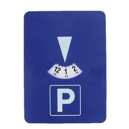 Parkeerschijf Timer Plastic Schijf Parkeertijd Gereedschap Draagbare Parkeerplaats Klok Aankomst Tijdweergave Timer Klok