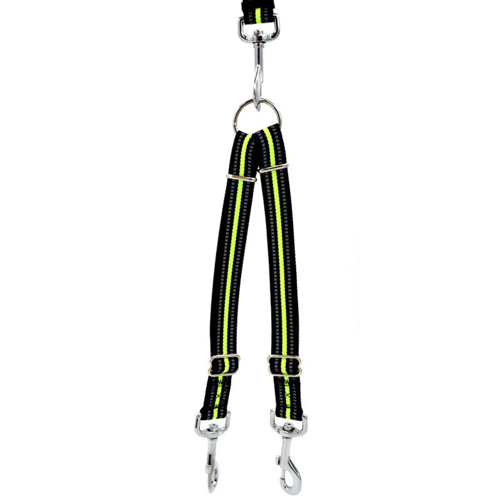 

Adjustable Double Head Dog Traction Strap High Quality Reflective Pet Pulling Rope for Outdoor Exercise Travel Supplies