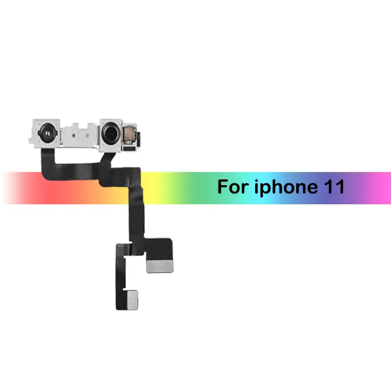 Piccola fotocamera frontale testata per iPhone 11 11pro 11Pro Max sensore di prossimità Face Front Camera Flex Cable Repair Part