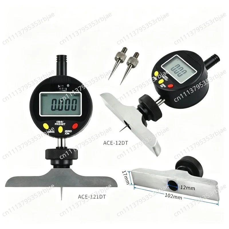 For High depth V-slot circuit board small hole electronic depth meter, digital depth gauge dial meter, dial meter