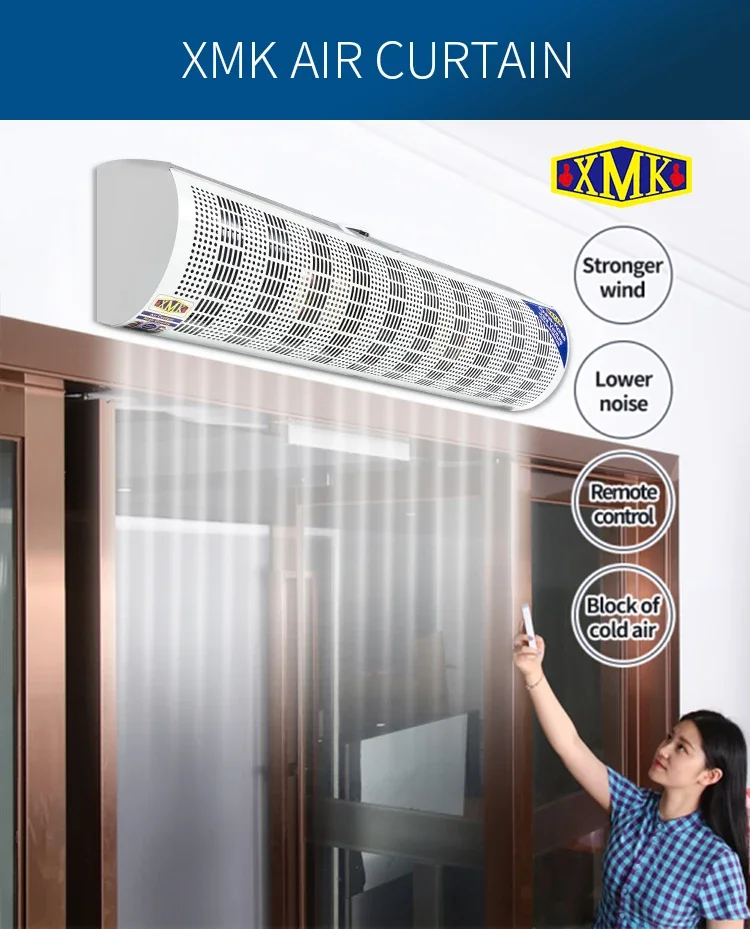 220V/60H air curtain factory  prices  commercial   air curtain for cold room 1.9M , 2.0M With remote control