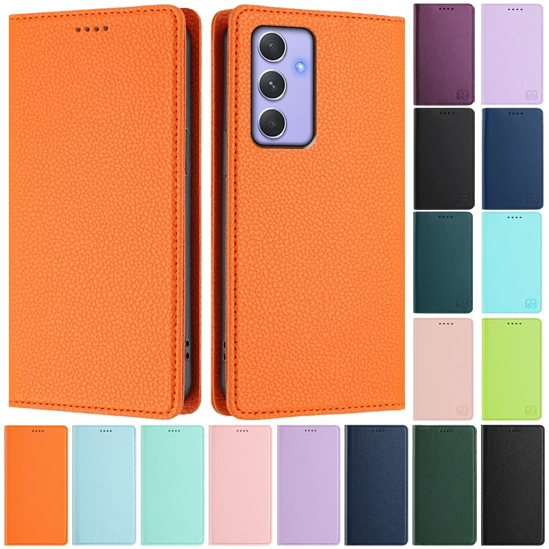 For Samsung Galaxy A54 Wallet Case For Samsung A54 SM-A546B Cover for Samsung A 54 A14 A34 5G A24 A04S Magnetic Cases Funda Etui